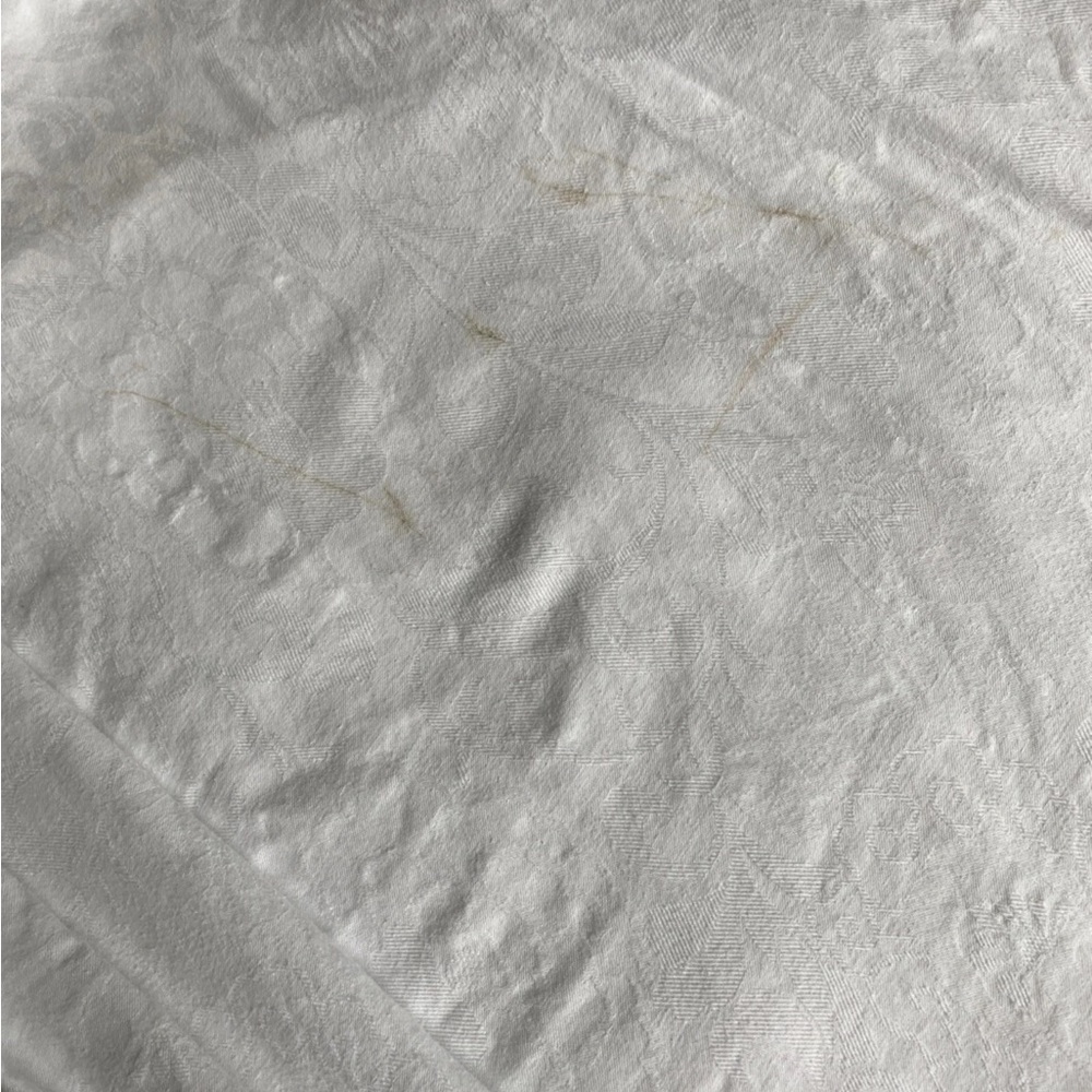 KING Duvet Cover & 2 Shams pillow covers Set Cotton White By Whitney Street - Picture 5 of 5